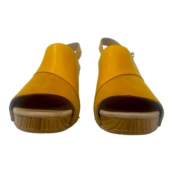 Dansko Madalyn Leather Heel Slingbacks Mango (yellow) Size EU 41 (US 10.5 - 11) - Picture 14 of 14